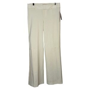 Michael Kors Cream Trousers Womens Size 8P Petite Career‎ Business Casual NWT